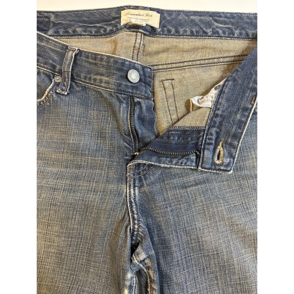 Abercrombie & Fitch Y2K Vintage Low Rise Flare Leg Boot Cut Jeans Womens Size 12 - Picture 7 of 11